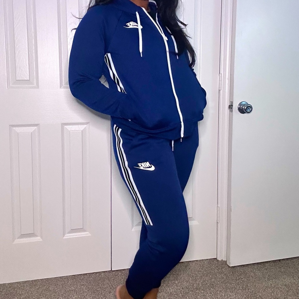 Two Piece Nike Set Tracksuit (Womens) Blue